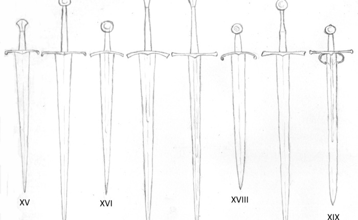 Tipologi Pedang Menurut Oakeshott : Kelompok II (pedang tusuk)